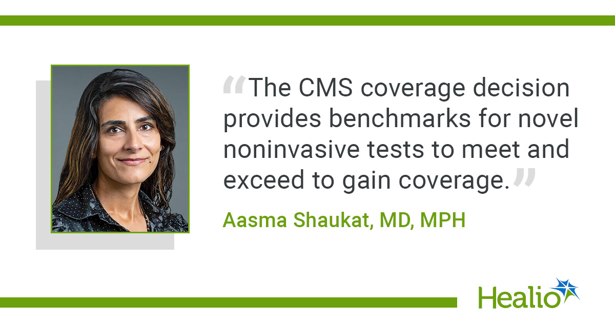 CMS adopts performance-based standards for CRC biomarker tests