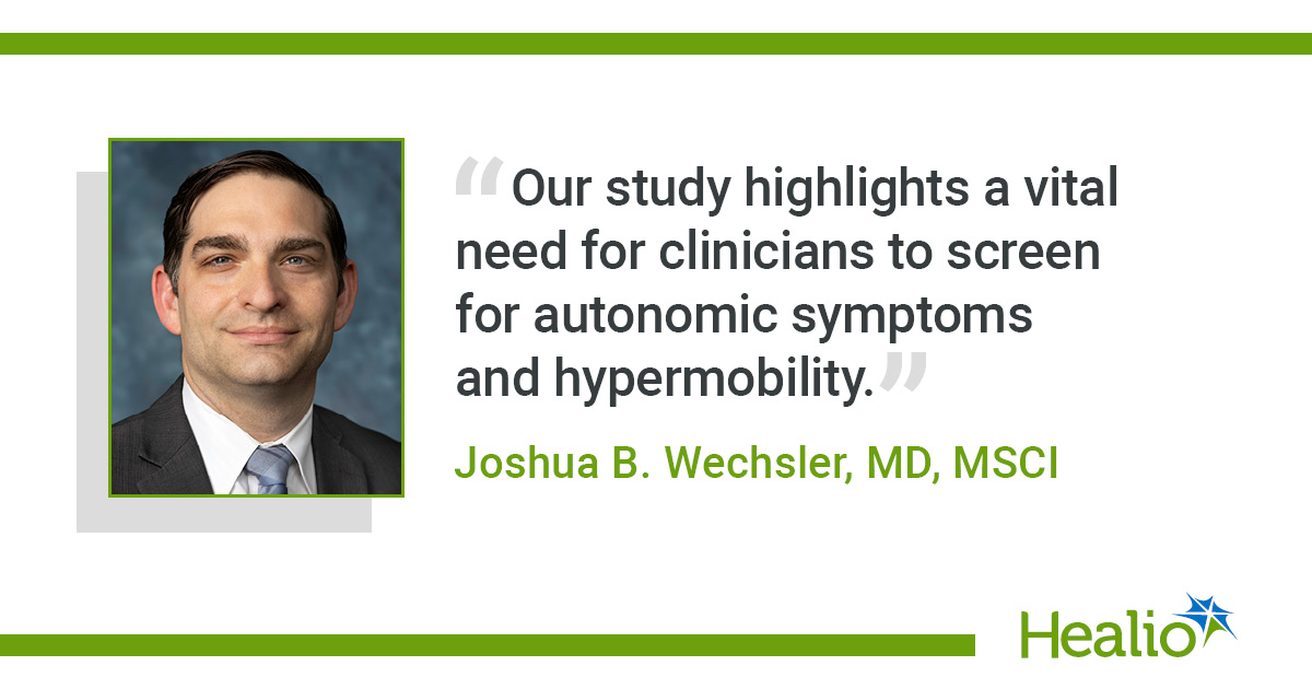 Autonomic symptoms worse in pediatric EoE with hypermobility