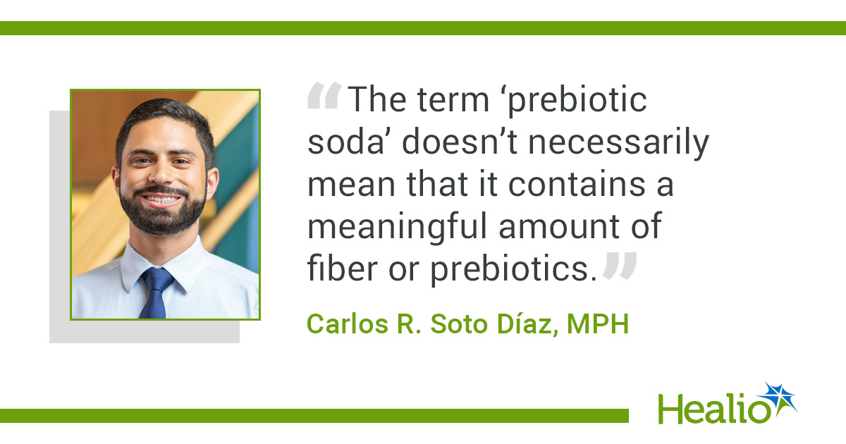 Study reveals the nutritional facts behind prebiotic sodas