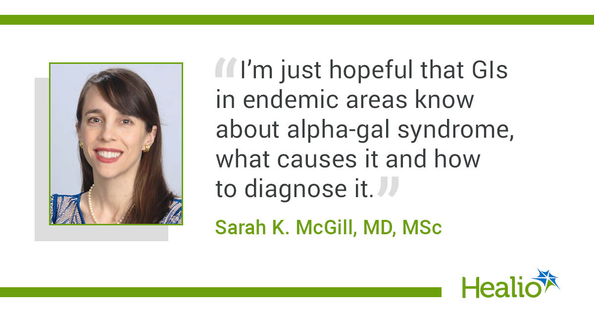 GI symptoms after tick bit may signal alpha-gal syndrome