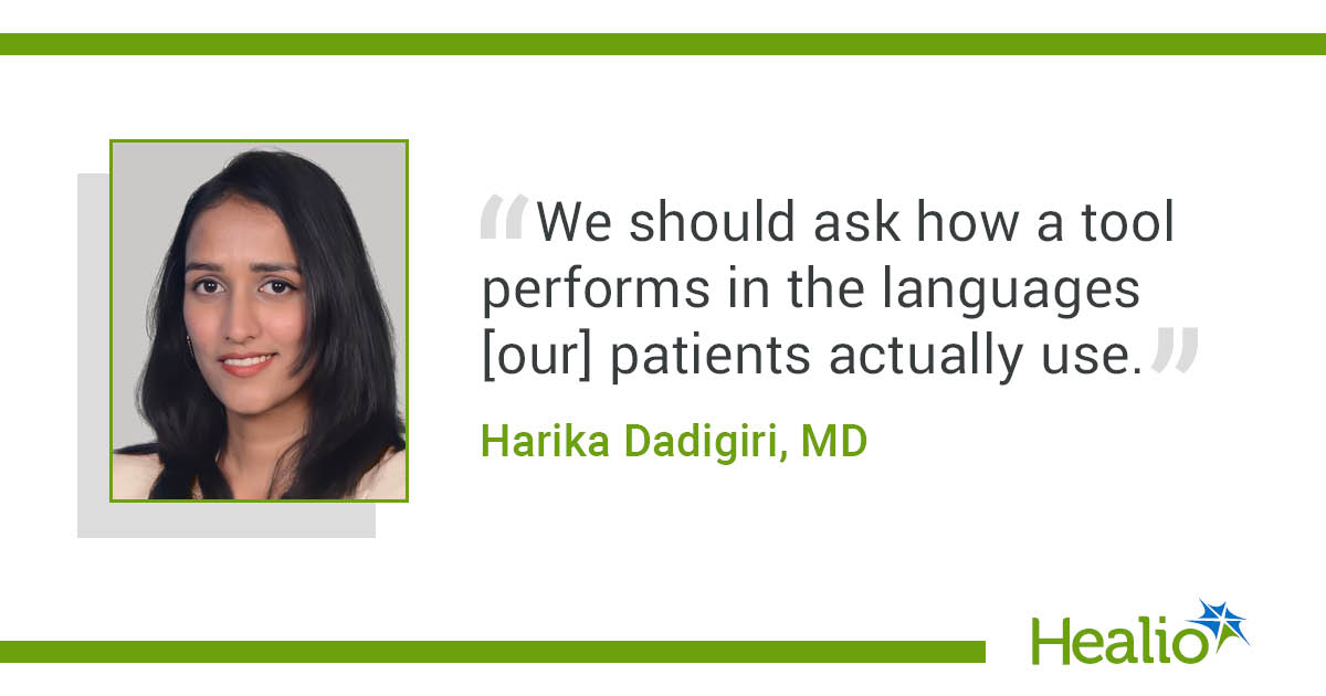 AI medical advice less accurate when not in English